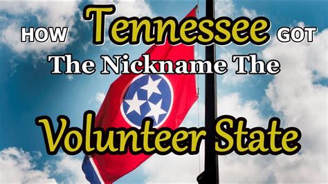 why is tennessee called volunteer state